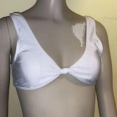 Women’s 2 Piece Swimsuit Set White - Image 2
