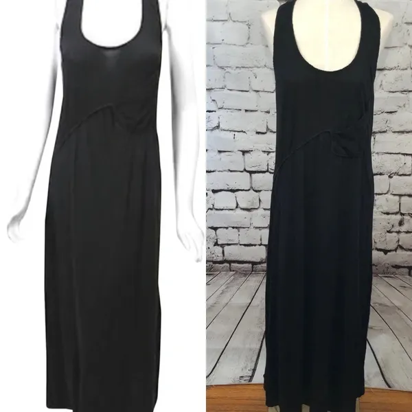 Thakoon Black Cotton Braided Pocket Maxi‎ Dress - Image 2
