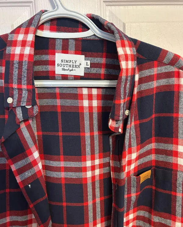 Simply Southern Flannel Top - Image 2