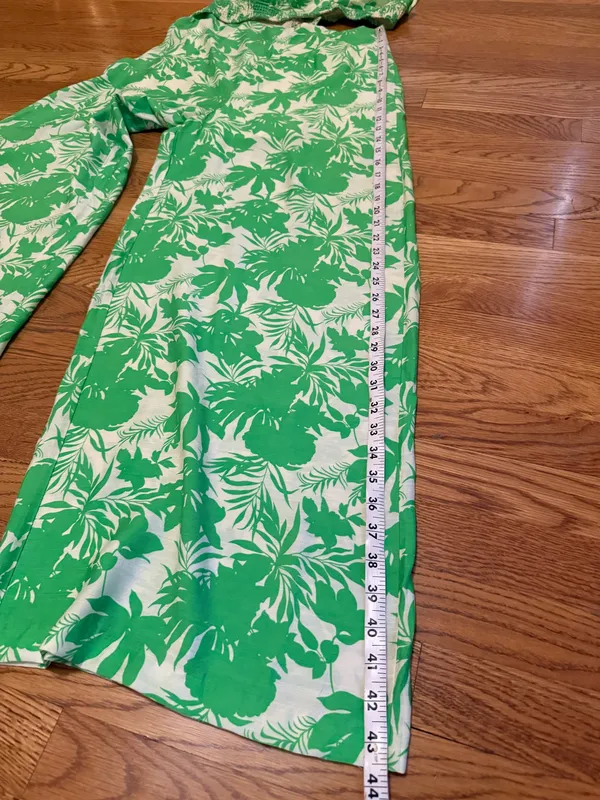 One sleeve backless jumpsuit size L Green Size L - Image 15