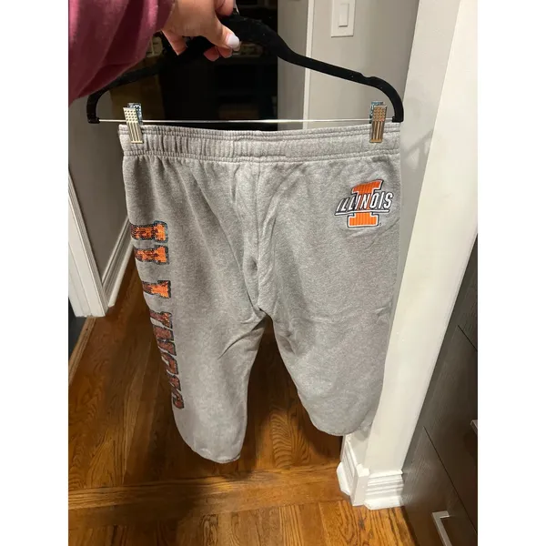 E5‎ college classic Sweatpants university Illinois women's medium Size 8 - Image 3