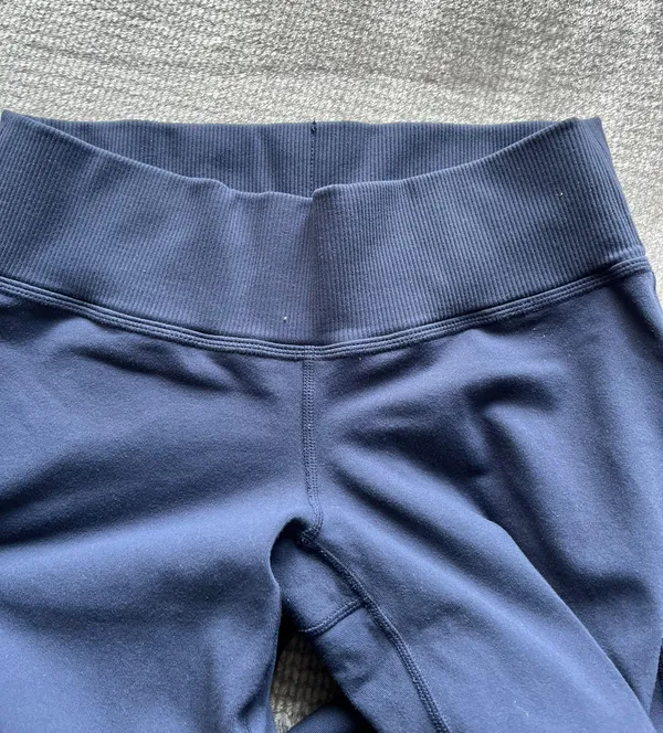 Lululemon Navy Wide Leg Yoga Pants - Image 2