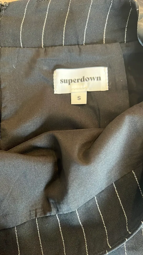 superdown Pin Stripe Mini Skirt - Image 2