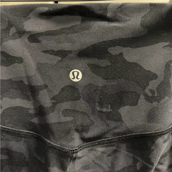 Lululemon Athletica Black Camo Capris - Image 5