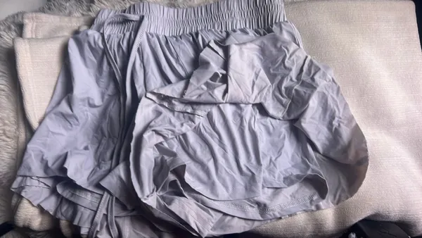 white skort ASRevival Purple - Image 4