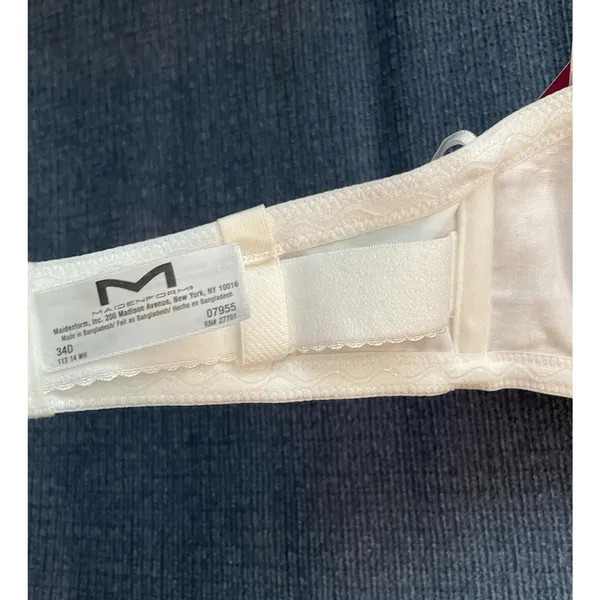Maidenform Strapless Bra NWT Women 34D “One Fabulous Fit”‎ Convertible Underwire - Image 16