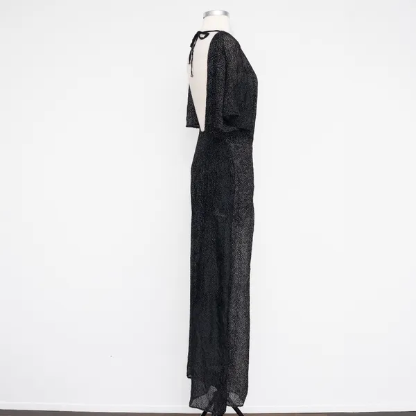 Line &‎ Dot - Textured Open-Back Wide Leg Jumpsuit - Image 10