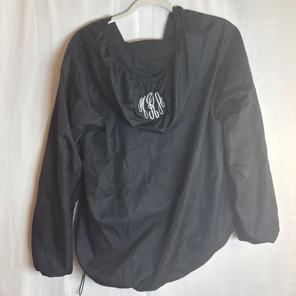 Marley Lilly Waterproof Black Pullover Monogram MAR White Font Size Small - Image 11
