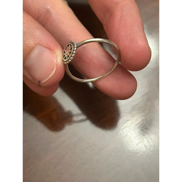 ring band sterling silver 925 beautiful unique lot b14 size 8.5 - Image 4
