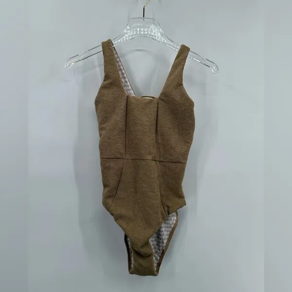 Free People x Resin Obsidian‎ Cream Full Suit size small - Image 5
