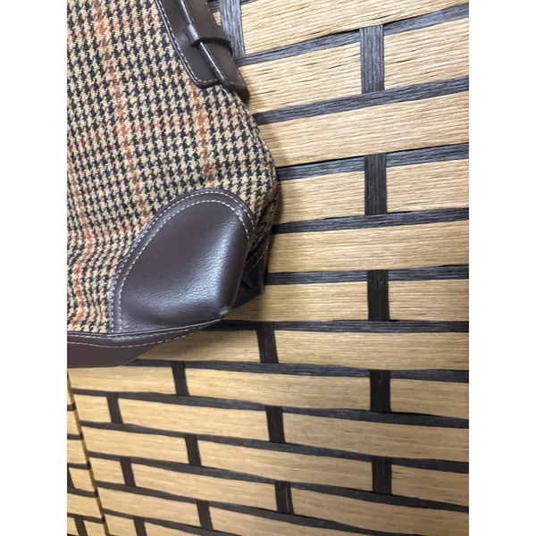 Croft & Barrow Brown Plaid Hobo‎ Bag - Image 6