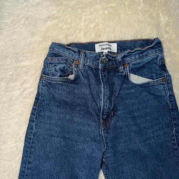 Reformation Liza Ultra High Rise Straight Jeans Size 26 NWOT - Image 2