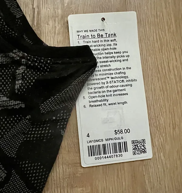 Train to Be Tank Top MIPK size 4 NWT - Image 3