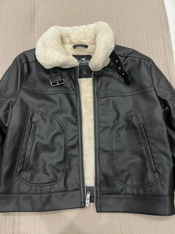 Hollister Leather Jacket - Image 2