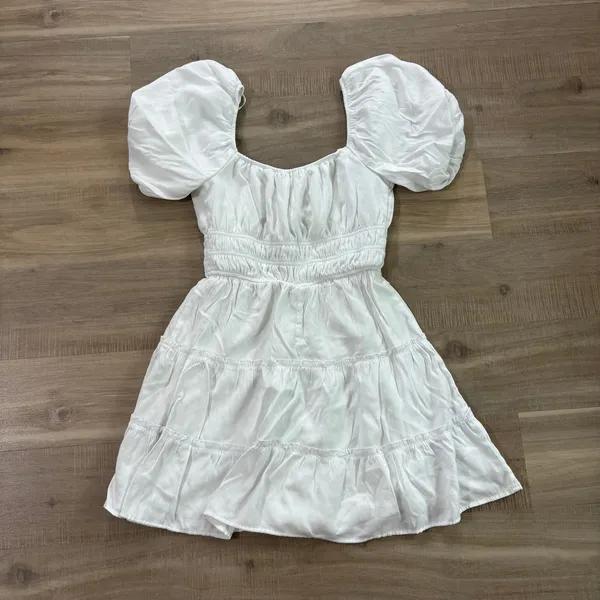Trixxi White Mini Dress Women Size Small - Image 4