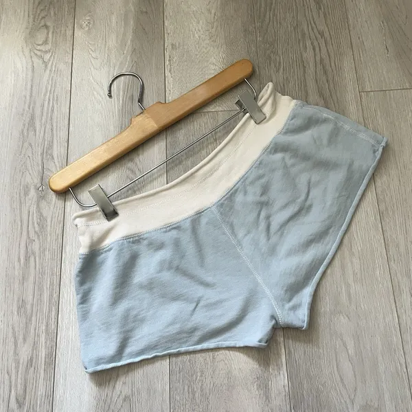 Disney Vintage Eeyore Shorts y2k low rise lounge womens Blue (small) beach 90s retro - Image 5