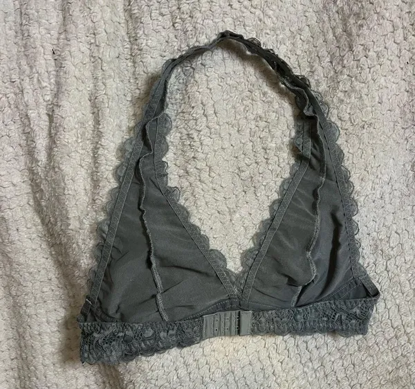 Wishlist LG grey lace halter bra Bandeau - Image 2