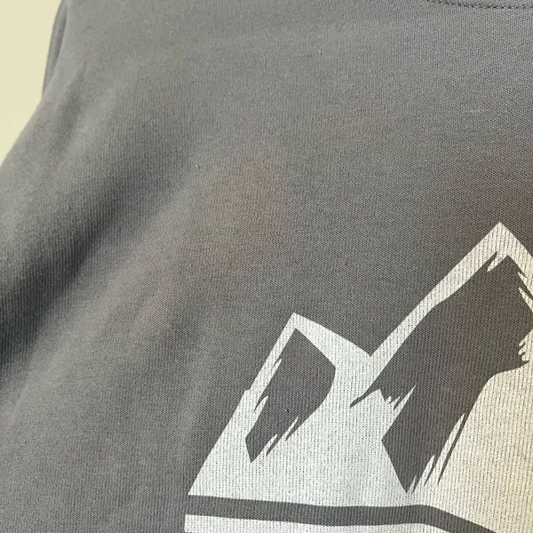 Charcoal Gray Mountain Peak Hoodie - Montana - Image 3