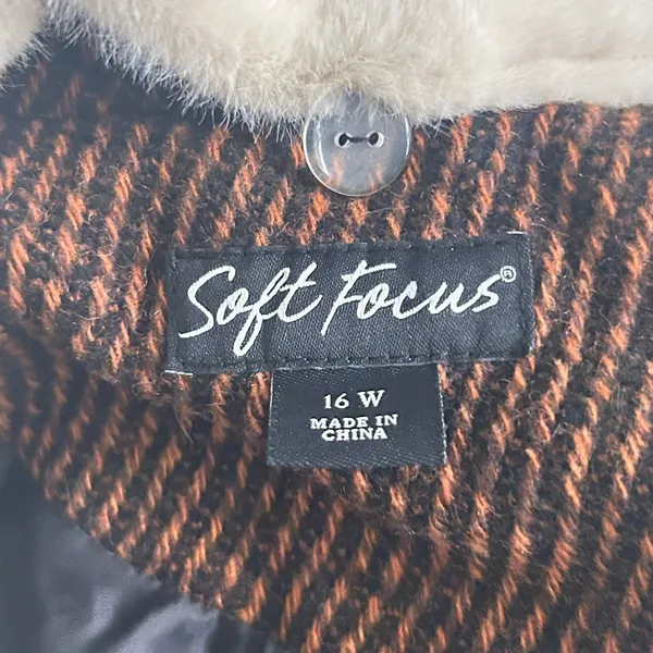 Soft Focus Overcoat Brown‎ 16W Brown - Image 8