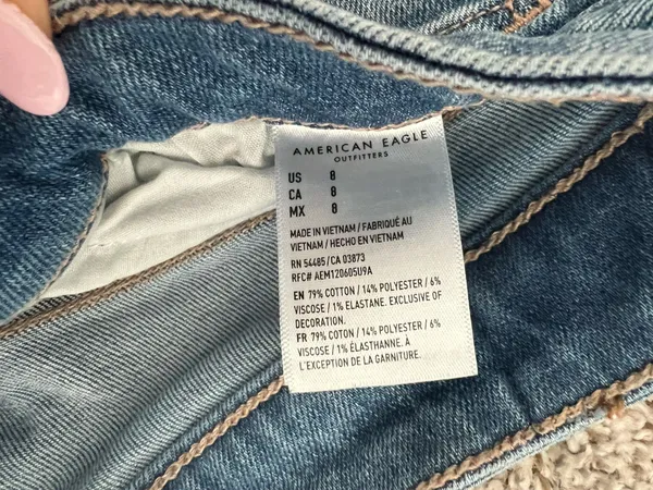 American Eagle Outfitters Shorts Denim High-Rise - Image 2