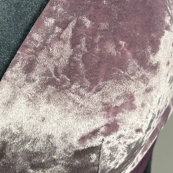 PINK Victoria's Secret Crushed Velvet Strappy Triangle Bralette Mauve Purple‎ M - Image 11