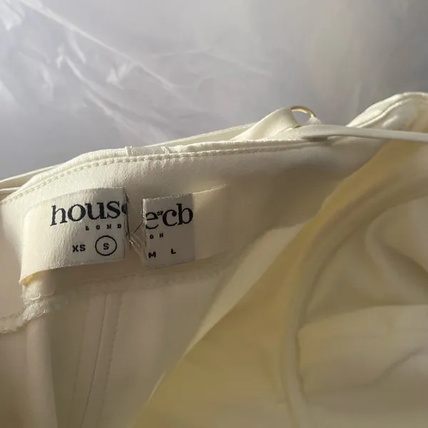 HOUSE OF CB 'Charmaine' Ivory white Corset Maxi Dress/Size S A-C NWOT - Image 7