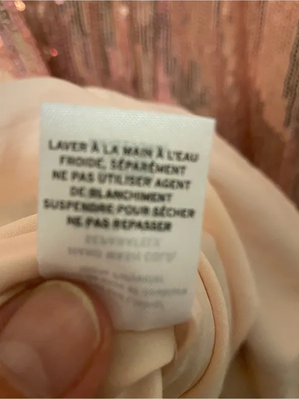 Rachel Parcell Womens Midi Dress S Small Rose Gold Pink Sequins Allover Formal - Image 11