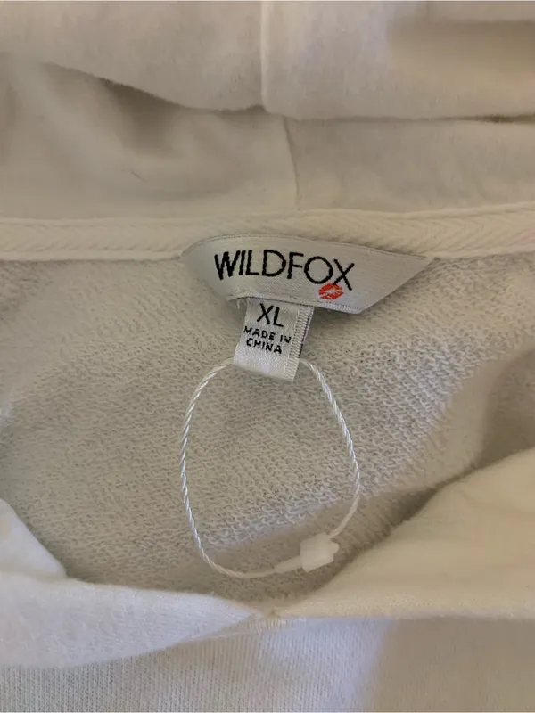 Wildfox Pastel Tie Dye Oversized Hoodie Y2K Cozy Lounge Soft Girl Streetwear XL‎ - Image 3