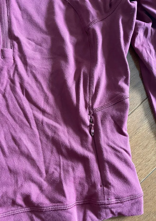 Lululemon Cropped Quarter Zip Long Sleeve - Image 3