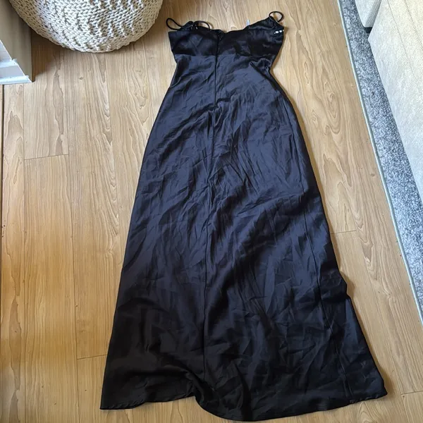 Angel Biba Black Maxi Dress - Image 5