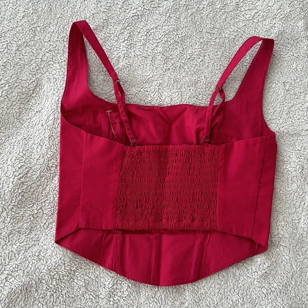 Abercrombie | Poplin Corset Tank - Image 6