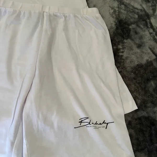 White T-Shirt and Shorts Set - Image 3