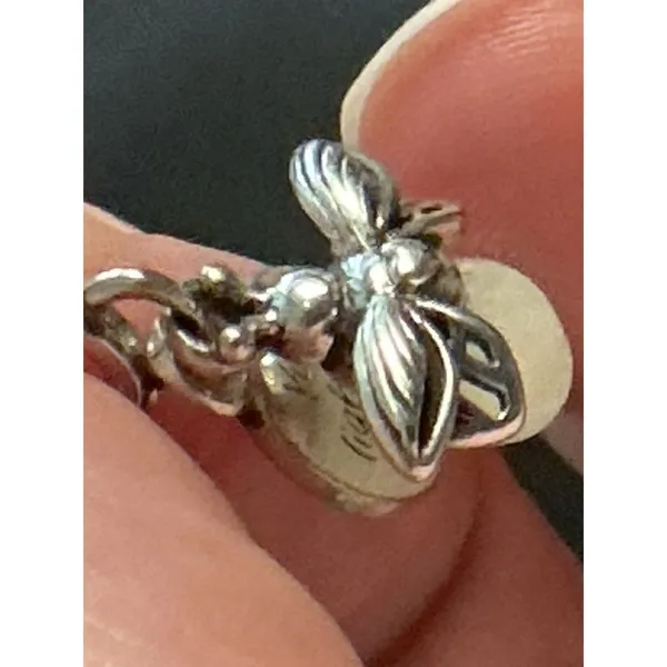 Pandora Glow in the Dark Firefly Dangle Charm 799352C01 S925 ALE Sterling - Image 2