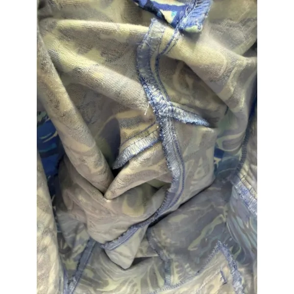Lilly Pulitzer Kelly Skinny Ankle Pants Iris Blue Zanzibar Zoo Jacquard Womens 0 - Image 14