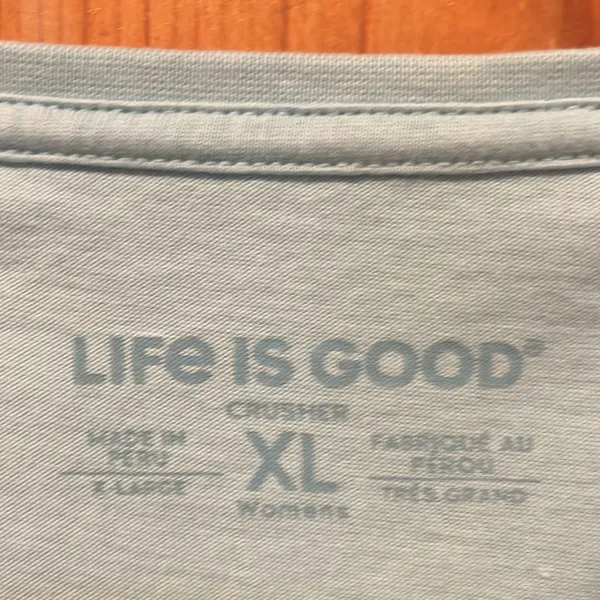 Life is good women’s short sleeve size xlarge . - Image 2