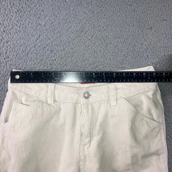 Dickies Corduroy Carpenter Pants Womens 1 25 Cream Skater Utility Fit 28x29.5 - Image 13