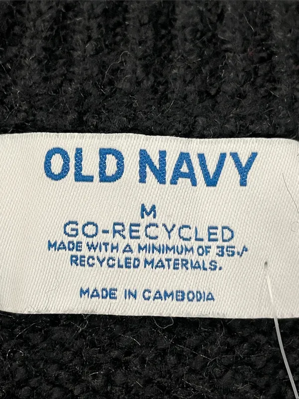 Old Navy Black V-Neck Knit Sweater Vest - Image 4
