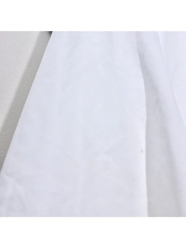 NWT Ieena Mac Duggal One Shoulder Double Strap Gown 8 White Bridal Formal 26266 - Image 11
