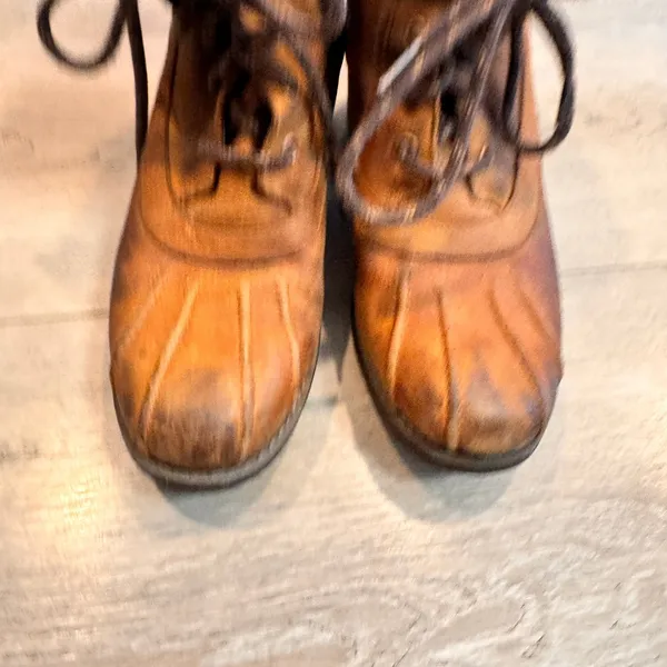 Merrell Chateau Mid Lace Fur Lined Lace Up Boots Brown Women US 7 Brown Oak‎ - Image 2