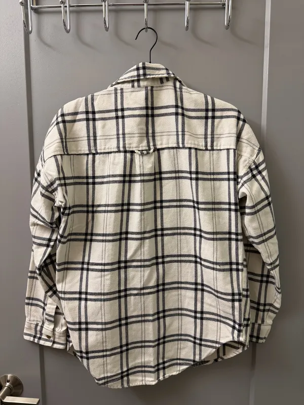 Brandy Melville Checkered Button Down Top - Image 6