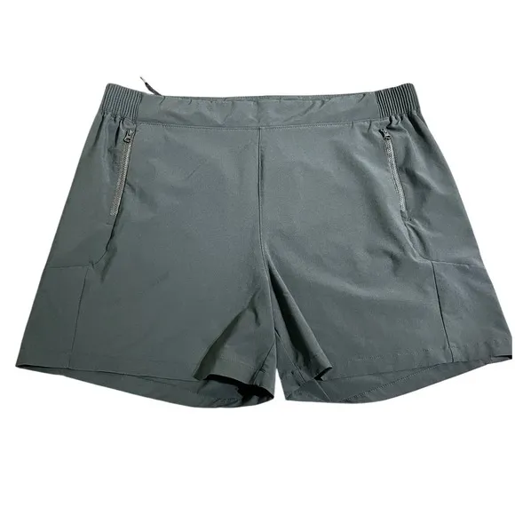 Columbia PFG Gray High Rise Zipper Pocket Fishing Shorts‎ 1X - Image 2