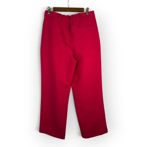 Old Navy Women M Berry Pink Taylor Wide Leg Trouser Extra High Rise Workwear - Image 2