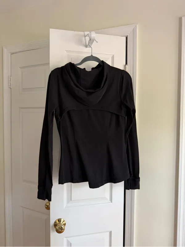 Lululemon Define Hooded Jacket Nulu Black Size 10 - Image 5