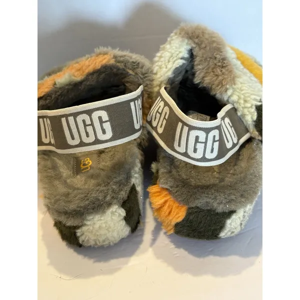 Ugg Fluff Yeah Slide Slipper Sandals 1118164 Olive Cali Women’s Sz 8 - Image 7