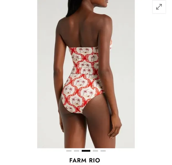 Farm Rio Summer Beach Belted One Piece - Image 2