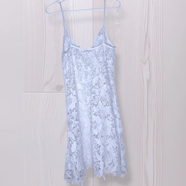 Women’s White Lace/Macrame Dress - Image 3