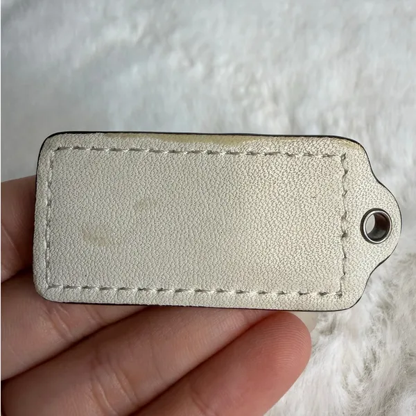 2" COACH Fob Bag Charm Hang tag Hangtag - Image 2