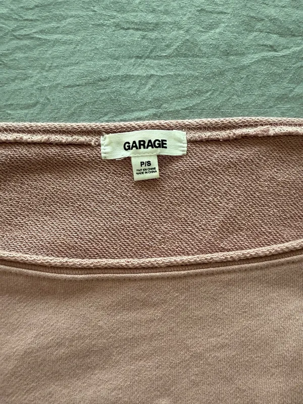 Garage Cropped Off-The-Shoulder Top - Image 2
