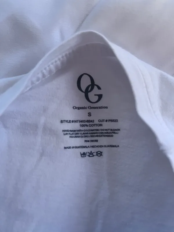 Organic Generation Los Angeles White Tee - Image 2