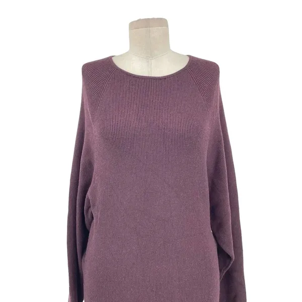 Song of Style Cozumel Sweater Dress Brown Purple Size‎ Medium - Image 4